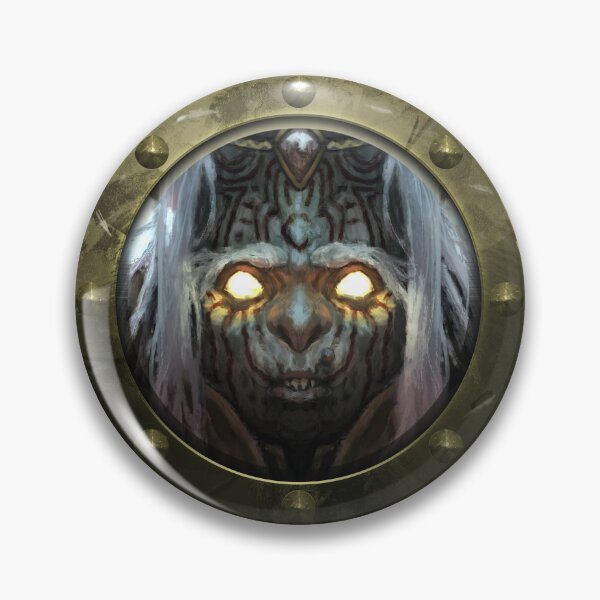 Item preview, Dark Bestiary Sigil – Baba Yaga (Forged Metal) designed and sold by Alessandro Buffa Artist.