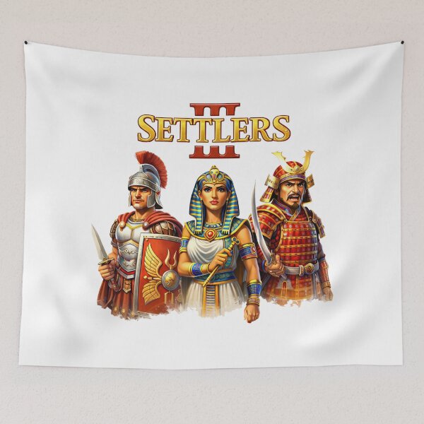 Item preview, Ancient Civilizations Warriors – Settlers Inspired Illustration designed and sold by Krisekk.