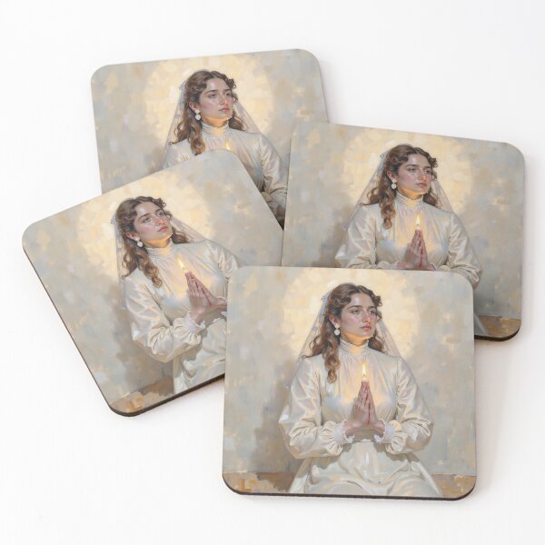 Item preview, Praying Hands in Candlelight designed and sold by Devotica.