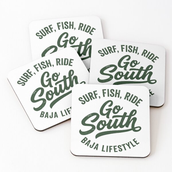 Item preview, Baja Lifestyle Go South Surf Fish Ride and Off Road designed and sold by Monocromo Shop.