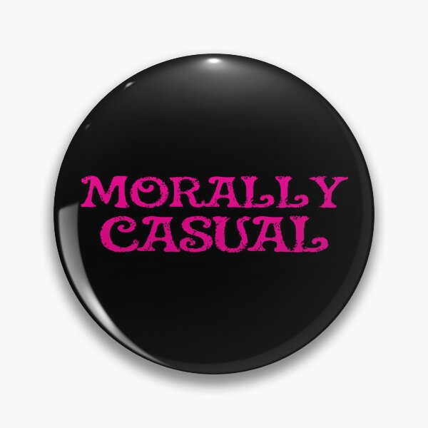 Item preview, Morally Casual (Pink) designed and sold by Rabidt + Designs.