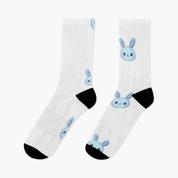 Item preview, Kawaii cute blue bunny designed and sold by MendaciousMina.