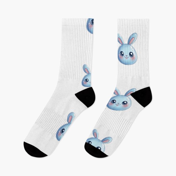 Item preview, Kawaii cute blue bunny designed and sold by MendaciousMina.