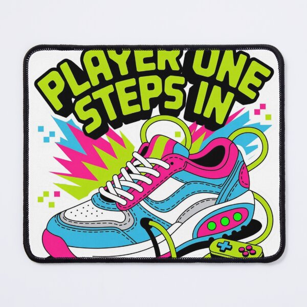 Item preview, Player One Steps In Gamer Sneaker Reloaded Amalgamation Grad Legacy designed and sold by Imaginarium of Chaos falcon88 .