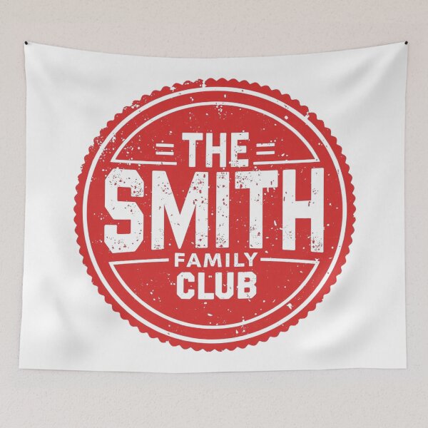Item preview, Vintage The Smith Family Club Red Logo Badge designed and sold by EchoPrint Co..