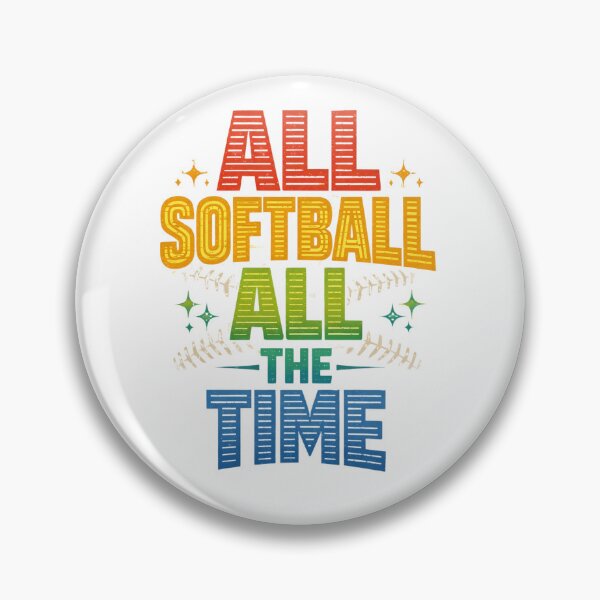 Item preview, All Softball All The Time Game Day Matching Group designed and sold by faridman.