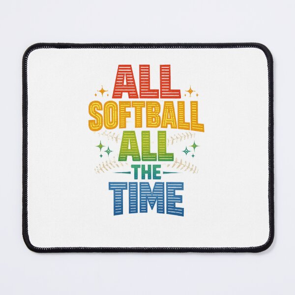 Item preview, All Softball All The Time Game Day Matching Group designed and sold by faridman.