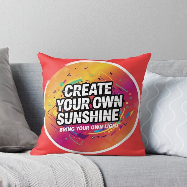 Item preview, Create Your Own Sunshine Bring Your Own Light Colorful Sticker designed and sold by Scro-Ciob-Shop.