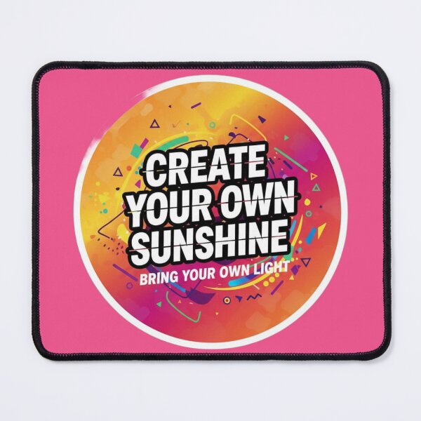 Item preview, Create Your Own Sunshine Bring Your Own Light Colorful Sticker designed and sold by Scro-Ciob-Shop.
