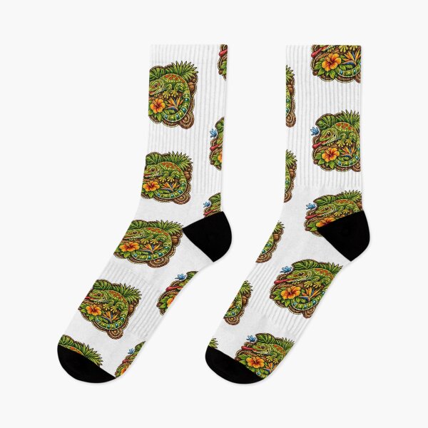 Item preview, Day Gecko Aboriginal Dot Art – Tropical Lizard Tribal Style Wildlife Illustration designed and sold by ArcticFoxStudio.