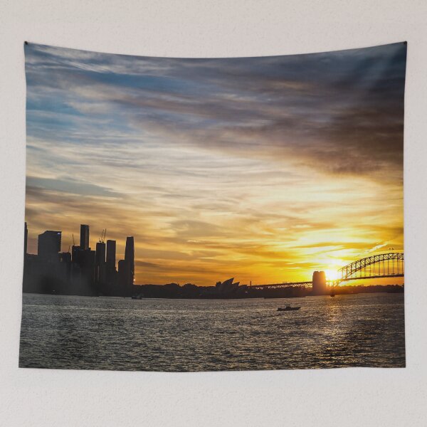 Item preview, Sydney Sunset With the skyline, Opera House, and Harbor Bridge designed and sold by Douglas E. Welch Design and Photography.