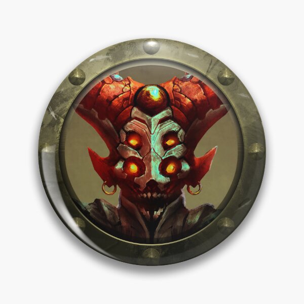 Item preview, Dark Bestiary Sigil – Demon Mask (Forged Metal) designed and sold by Alessandro Buffa Artist.
