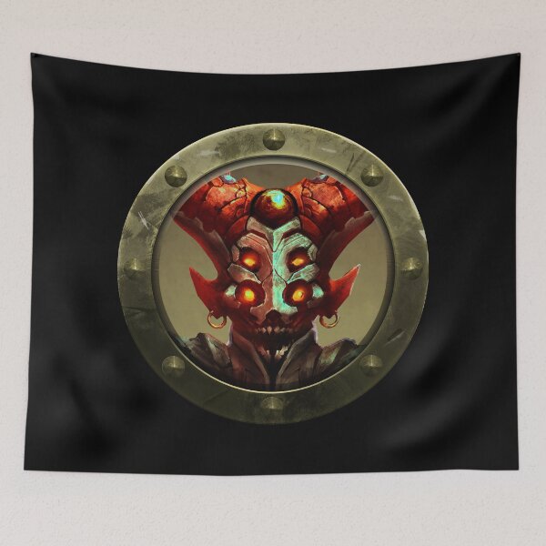 Item preview, Dark Bestiary Sigil – Demon Mask (Forged Metal) designed and sold by Alessandro Buffa Artist.