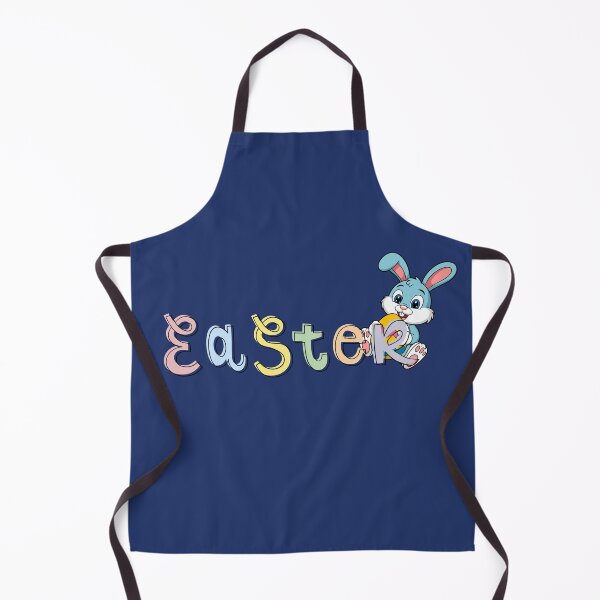 Item preview, Pastel Easter Lettering with Blue Bunny – Cute Spring Bunny Design designed and sold by CollectedChaos.