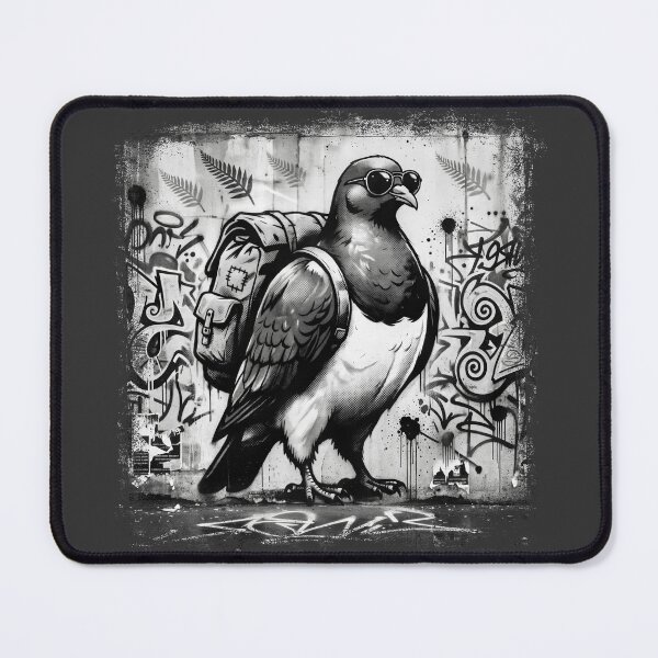 Item preview, Kererū Backpacker – Urban Kiwiana Street Art designed and sold by MvuuStudio.