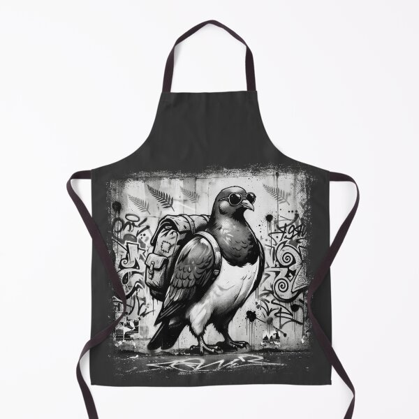 Item preview, Kererū Backpacker – Urban Kiwiana Street Art  designed and sold by MvuuStudio.