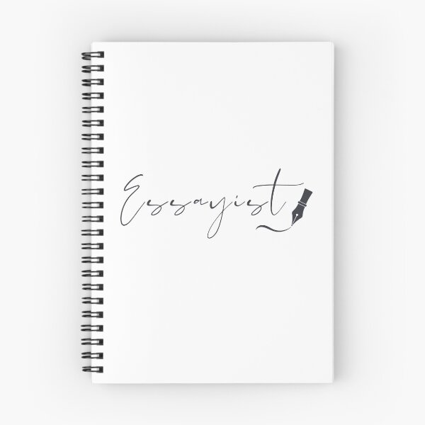 Item preview, Essayist Script Typography with Fountain Pen – Charcoal Ink designed and sold by PKDWriterMerch.