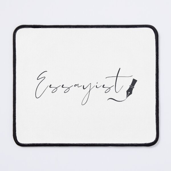 Item preview, Essayist Script Typography with Fountain Pen – Charcoal Ink designed and sold by PKDWriterMerch.