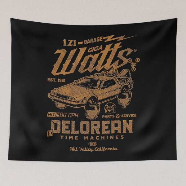 Item preview, DeLorean 1.21 gigawatts by Back to the Future | budflux.com designed and sold by Budflux.