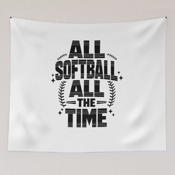 Item preview, All Softball All The Time Game Day Matching Group designed and sold by faridman.