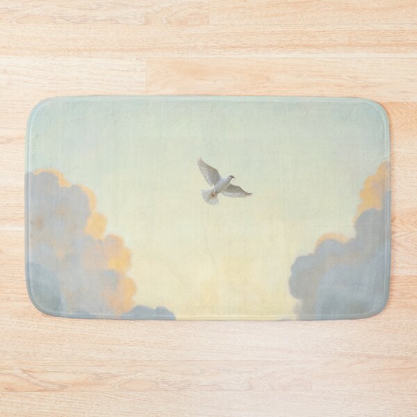 Item preview, White Dove in Dawn Sky designed and sold by Devotica.