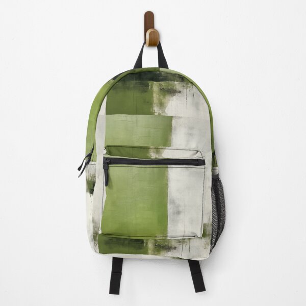 Item preview, Wabi sabi and japandi inspired abstract moss tone landscape designed and sold by filigreedigital.