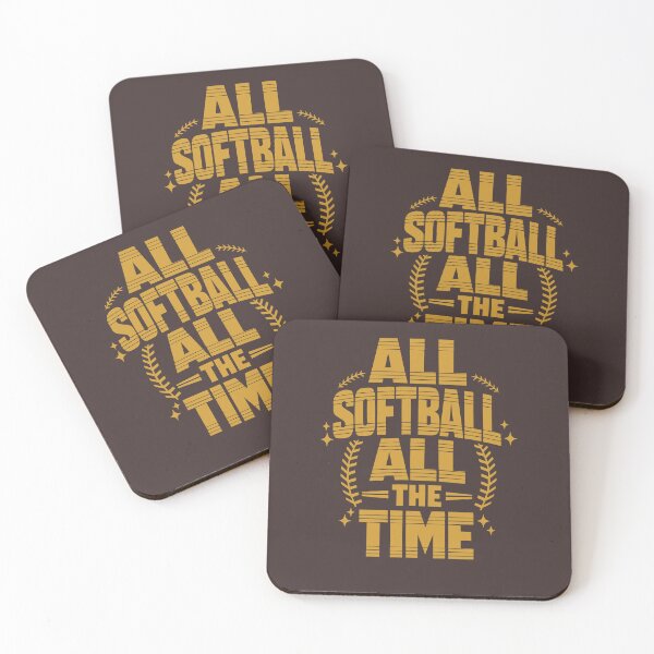 Item preview, All Softball All The Time Game Day Matching Group designed and sold by faridman.