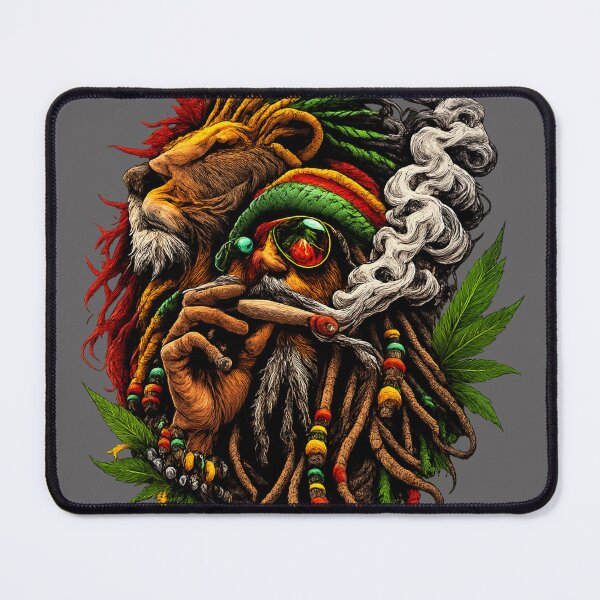 Item preview, Majestic Lion and Rasta Man Profile designed and sold by Shirtaholism.