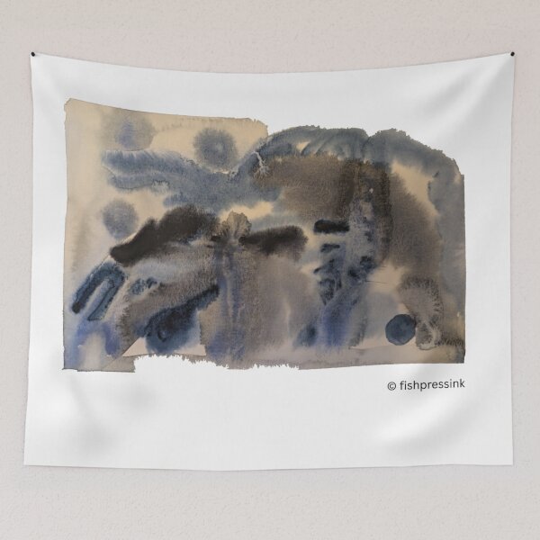Item preview, Tarantula-v2– Abstract Watercolor Art designed and sold by fishpressink.