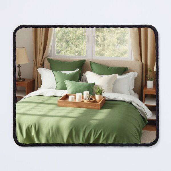 Item preview, Sage Green Organic Modern Master Bedroom designed and sold by Vida e Arte.