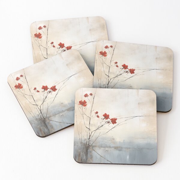 Item preview, Wabi sabi and japandi inspired seaside blossom designed and sold by filigreedigital.