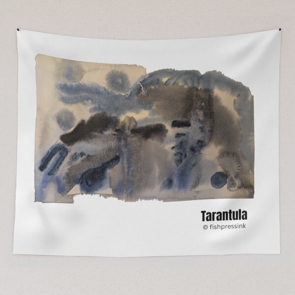 Item preview, Tarantula-v1 – Abstract Watercolor Art designed and sold by fishpressink.