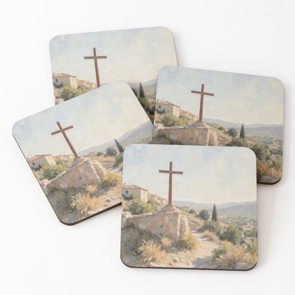 Item preview, Hilltop Cross at Golden Dawn designed and sold by Devotica.