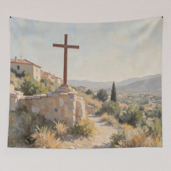 Item preview, Hilltop Cross at Golden Dawn designed and sold by Devotica.