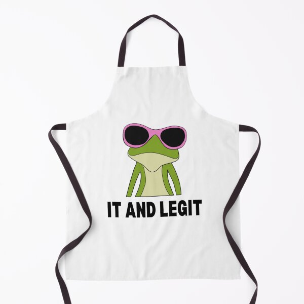 Item preview, Cool Frog With Pink Sunglasses – “It and Ligit” Funny Frog Meme – Cute Frog Sticker – Aesthetic Animal Meme designed and sold by JolaDesignss.
