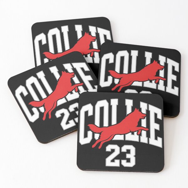 Item preview, Border Collie Jump Sports Logo – Collie 23 Minimalist Dog Athlete Design designed and sold by Yassine Ardi.