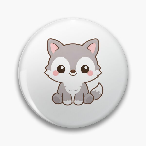 Item preview, Adorable baby wolf cub illustration designed and sold by susybetty.