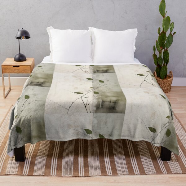 Item preview, Wabi sabi and japandi inspired sage leaves designed and sold by filigreedigital.