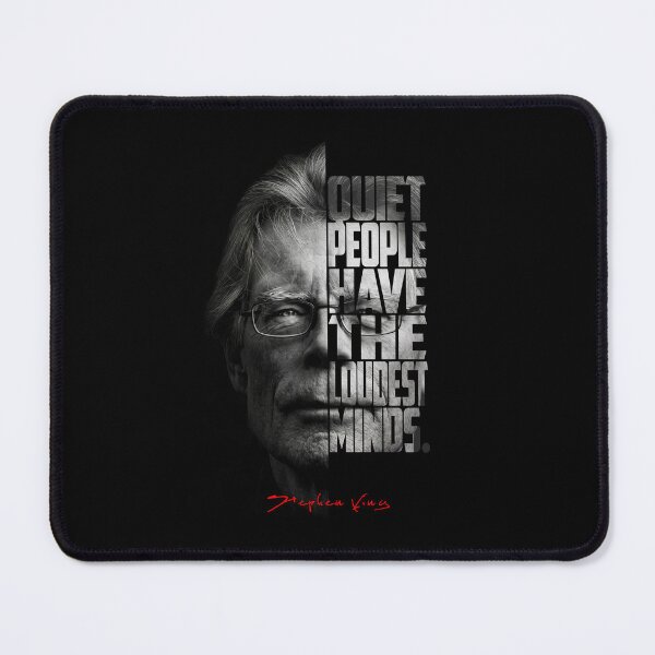 Item preview, Stephen King Split Face Quote Poster designed and sold by Enea Kelo.