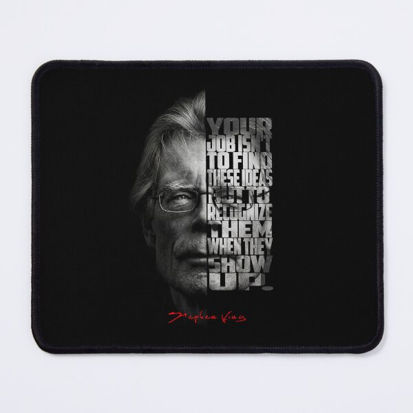 Item preview, Stephen King Split Face Quote Poster designed and sold by Enea Kelo.