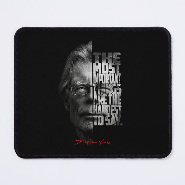 Item preview, Stephen King Split Face Quote Poster designed and sold by Enea Kelo.