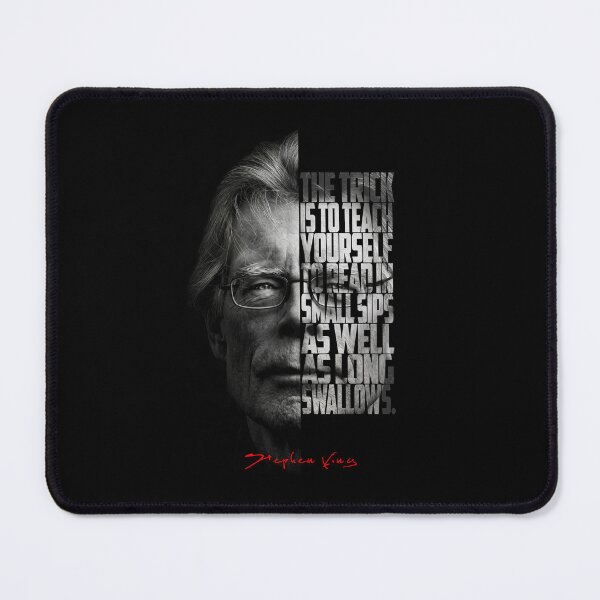 Item preview, Stephen King Split Face Quote Poster designed and sold by Enea Kelo.