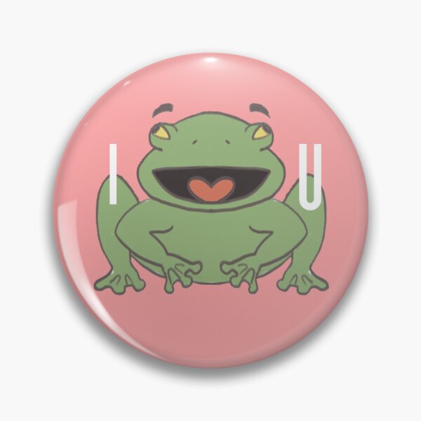Item preview, I love you frog designed and sold by SageTeaArts.