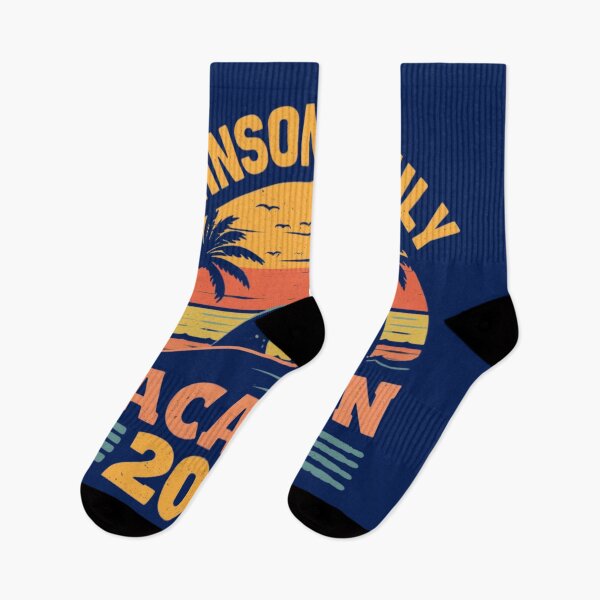 Item preview, Johnson Family Vacation 2026 Retro Beach Sunset designed and sold by EchoPrint Co..