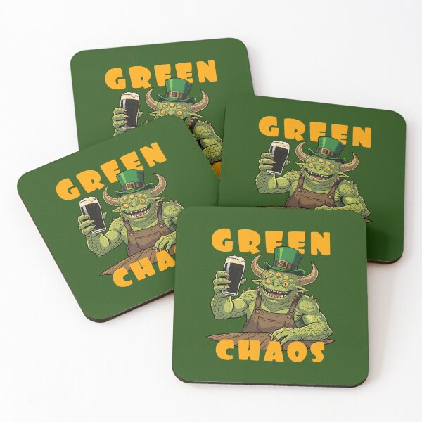 Item preview, Green Chaos – St. Patrick’s Day Fantasy Monster Pub Party designed and sold by CARPIO Creations.