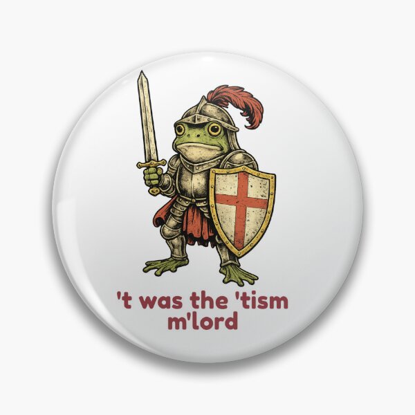 Item preview, Medieval Frog Knight Meme designed and sold by LunaPatterns.