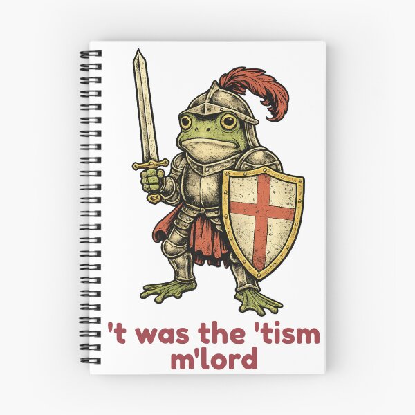 Item preview, Medieval Frog Knight Meme designed and sold by LunaPatterns.