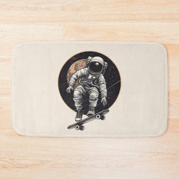 Item preview, Cosmic Skateboarder Astronaut – Vintage Space Aesthetic designed and sold by dharanna.