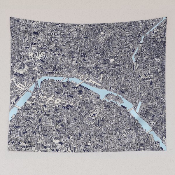 Item preview, Paris France city map designed and sold by oliver polanski.