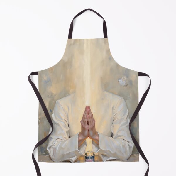 Item preview, Divine Light Over Praying Hands designed and sold by Devotica.